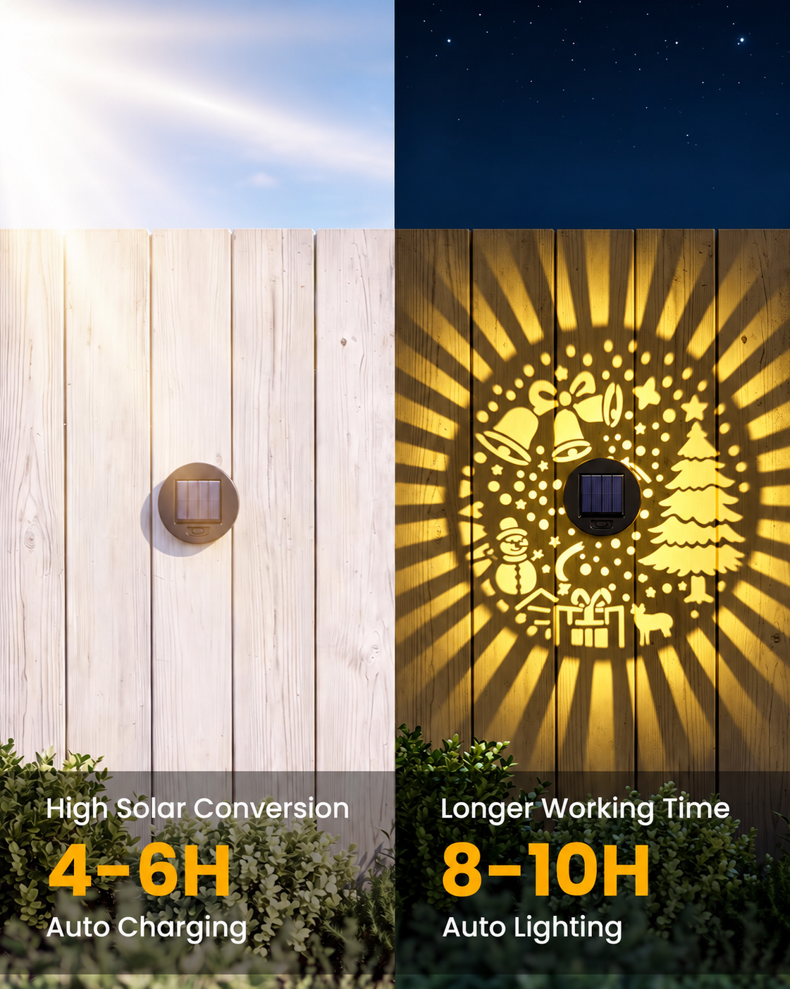 Kindulo™ Christmas Decorative Solar Projection Light, IP65 Waterproof