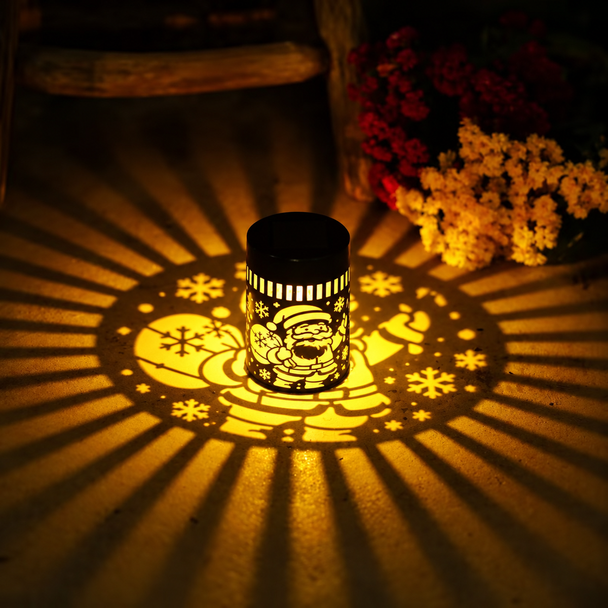Kindulo™ Christmas Decorative Solar Projection Light, IP65 Waterproof