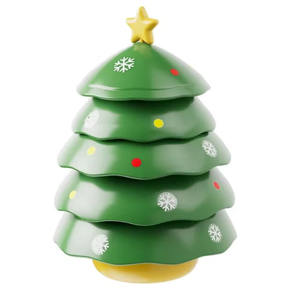 Splicing Platter Plastic Christmas Tree Dipping Dish Dustproof Durable Mini Fruits Bowl Ornaments Seasoning Plates Table Decor