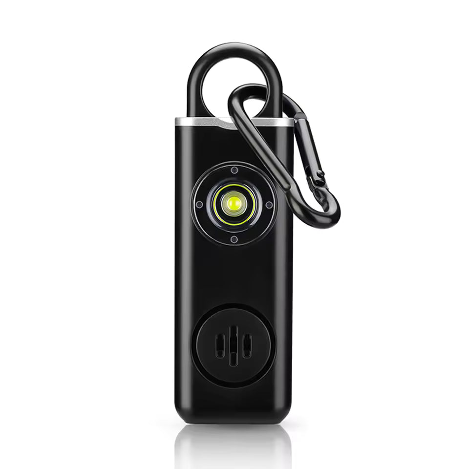 Hollarm Self Defense Alarm 130dB Anti-wolf Personal Alarm for Woman With LED Light USB-C Charge Emergency Anti-Attack Keychain
