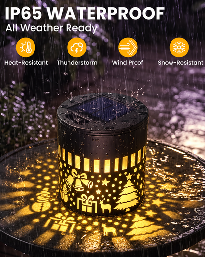 Kindulo™ Christmas Decorative Solar Projection Light, IP65 Waterproof