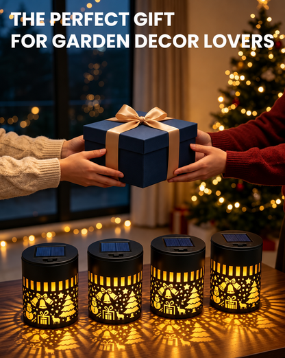 Kindulo™ Christmas Decorative Solar Projection Light, IP65 Waterproof